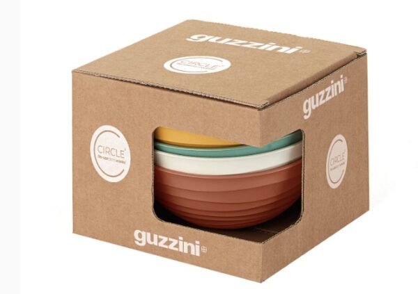 Fratelli Guzzini SET 6 CIOTOLE MULTICOLORE IN PLASTICA TIERRA - immagine 2