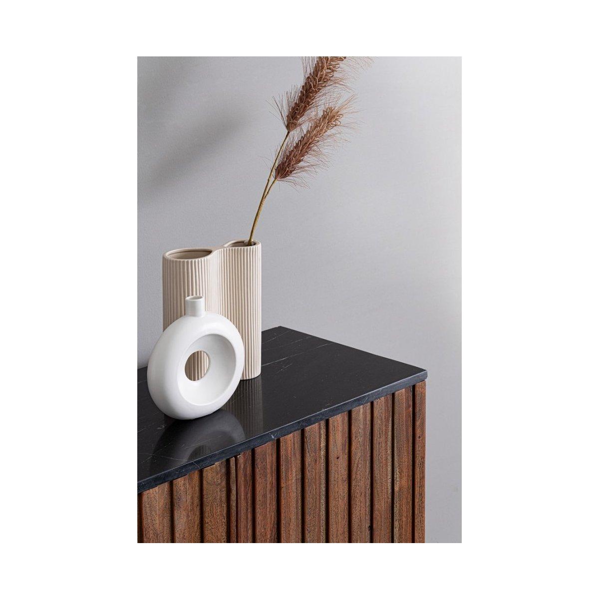 BIZZOTTO VASO VIVY STRIATO AVORIO L 0503260 - immagine 2