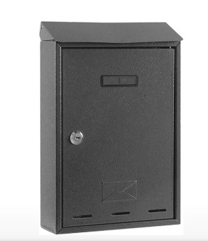 CASSETTA POSTA AURELIA CT3 ACCIAIO NERA/ANTRACITE 3140/OA