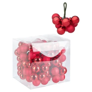 BIZZOTTO MAZZO 10 SFERE 20MM ROSSO LUCIDO/OPACO ASS ART. 0931211