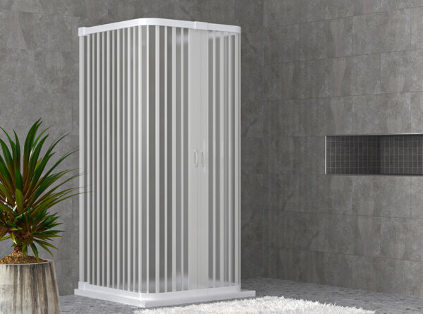 VENTANA BOX DOCCIA PENISOLE MODELLO CUBA 100X100X100 BIANCO 36 XDCU100X100X100E36