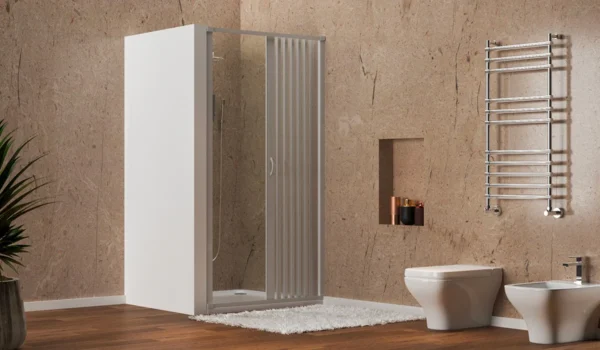 VENTANA BOX DOCCIA NICCHIE MODELLOCORFU' LATO 155CM BIANCO 36 XDCO155E36