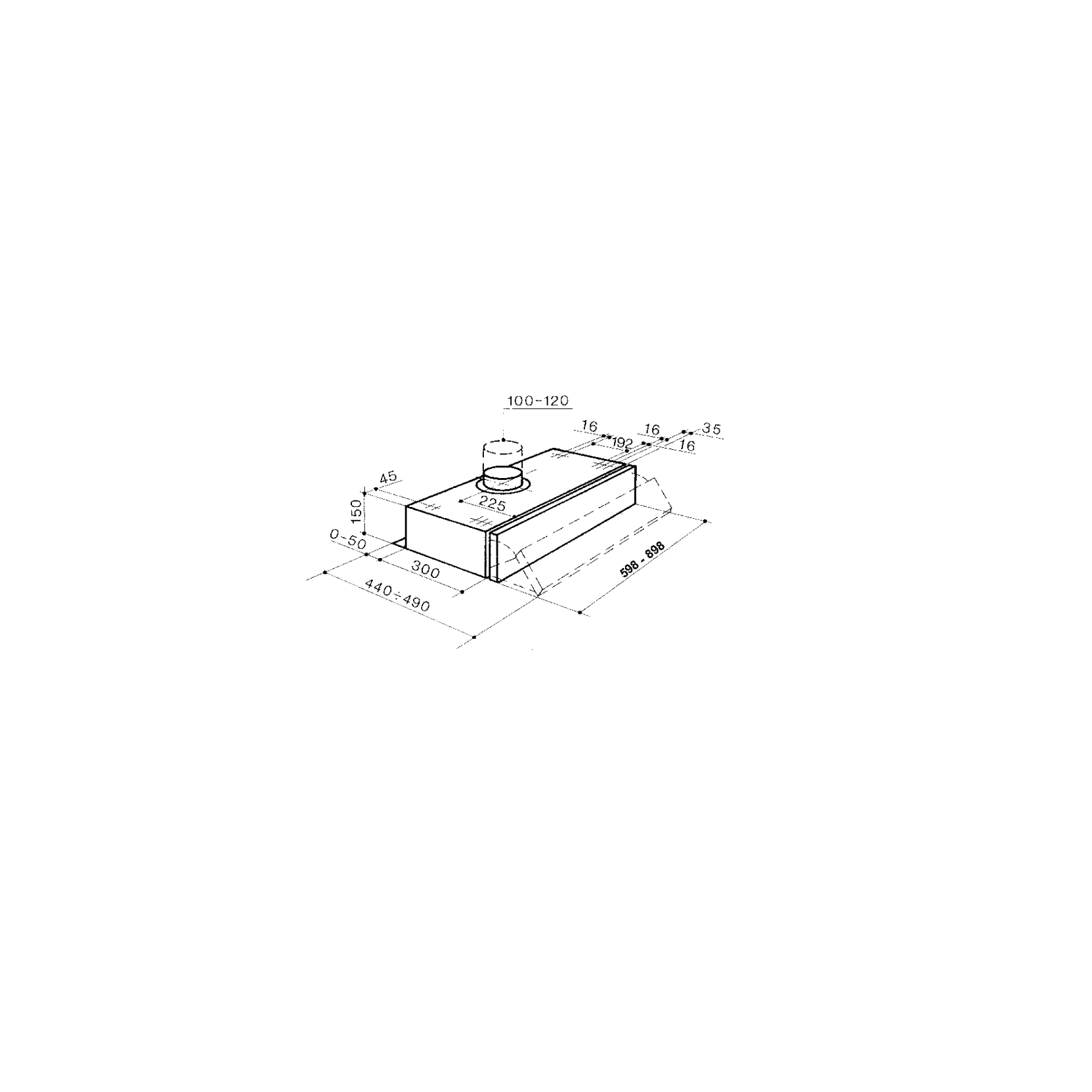 FABER CAPPA 152 SRM LG A60 COD. 315.0547.802 - immagine 2
