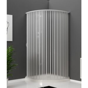 VENTANA BOX DOCCIA SEMICIRCOLARI MODELLO MALTA 80 BIANCO 36 XDMA080E36