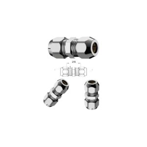 REMER RACCORDO 10X10 OTTONE CROMATO