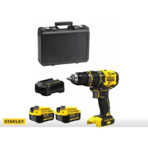 TRAPANO AVVITATORE STANLEY FATMAX 2 BATTERIE 4AH SFMCD721M2K-QW