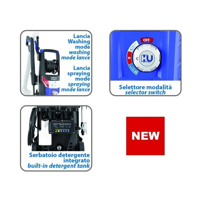 HUFIRMA IDROPULITRICE HU-4600 2200W DUAL SYSTEM 75873-28 - immagine 2