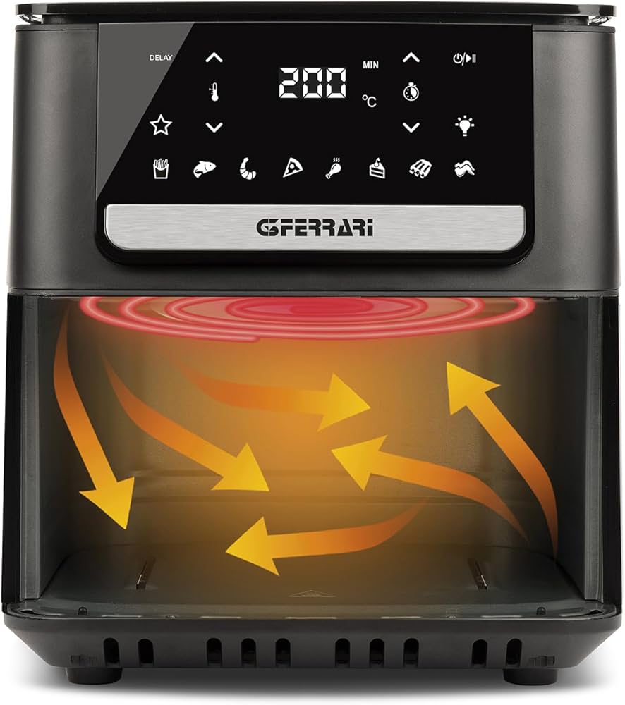 GFERRARI FRIGGITRICE AD ARIA 6.5 LT MOD. G10207 - immagine 3