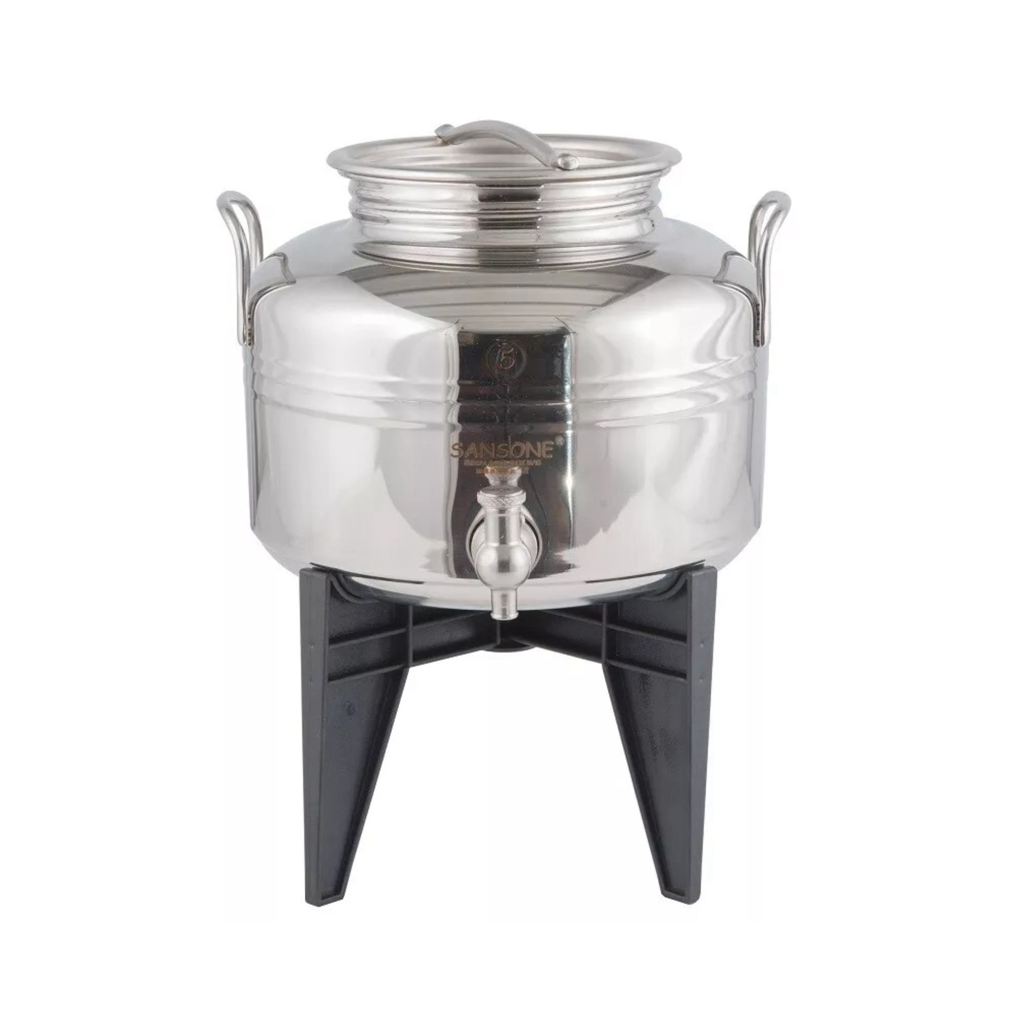 SANSONE CONTENITORE PER OLIO IN ACCIAIO INOX LT 5 CON RUBINETTO