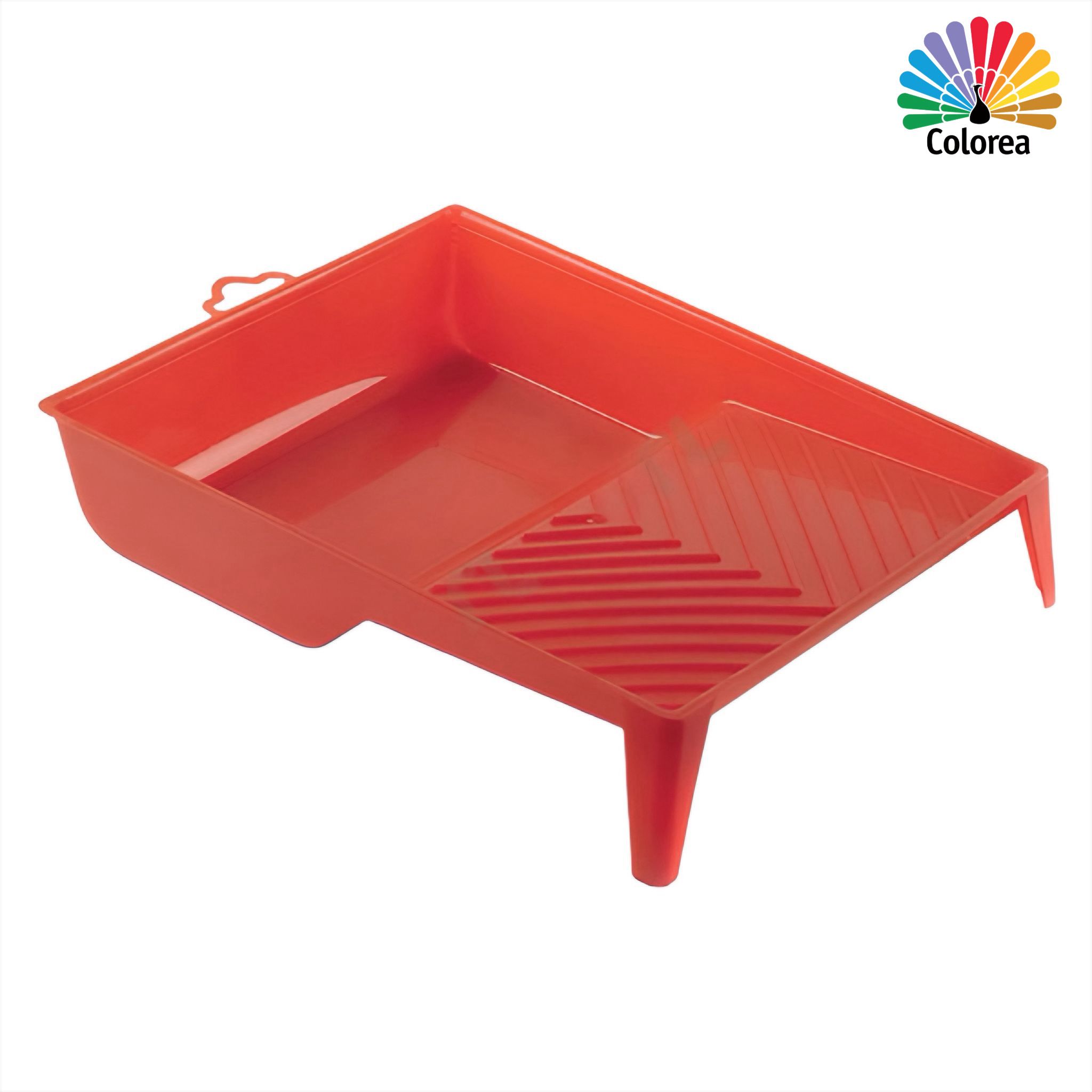 COLOREA VASCHETTA C/GOCCIOLATOIO PER PITTURA ROSSA 18x20 VAP/18