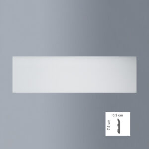 BOVELACCI BATTISCOPA HIPS BIANCO PB75BN