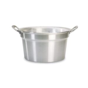 PENTOLA CALDAIA IN ALLUMINIO DA 70CM LT. 92 COMPLETA DI COPERCHIO