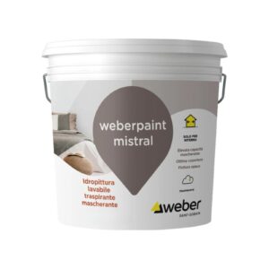 WEBERPAINT MISTRAL 4LT BIANCO O COLORATO 5200939773