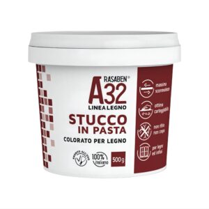 STUCCO A32 IN PASTA PER LEGNO NOCE SCURO 500G