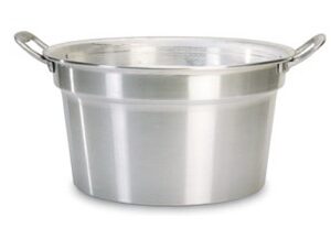 PENTOLA CALDAIA IN ALLUMINIO DA 70CM LT. 92 COMPLETA DI COPERCHIO