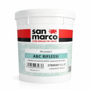 SAN MARCO DECORATIVO ABC RIFLESSI CANGIANTE  BIANCO 1LT 3780030