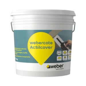 WEBERCOTE ACSILCOVER M 25KG BASE NEUTRA O COLORATA 5200907984/2X2