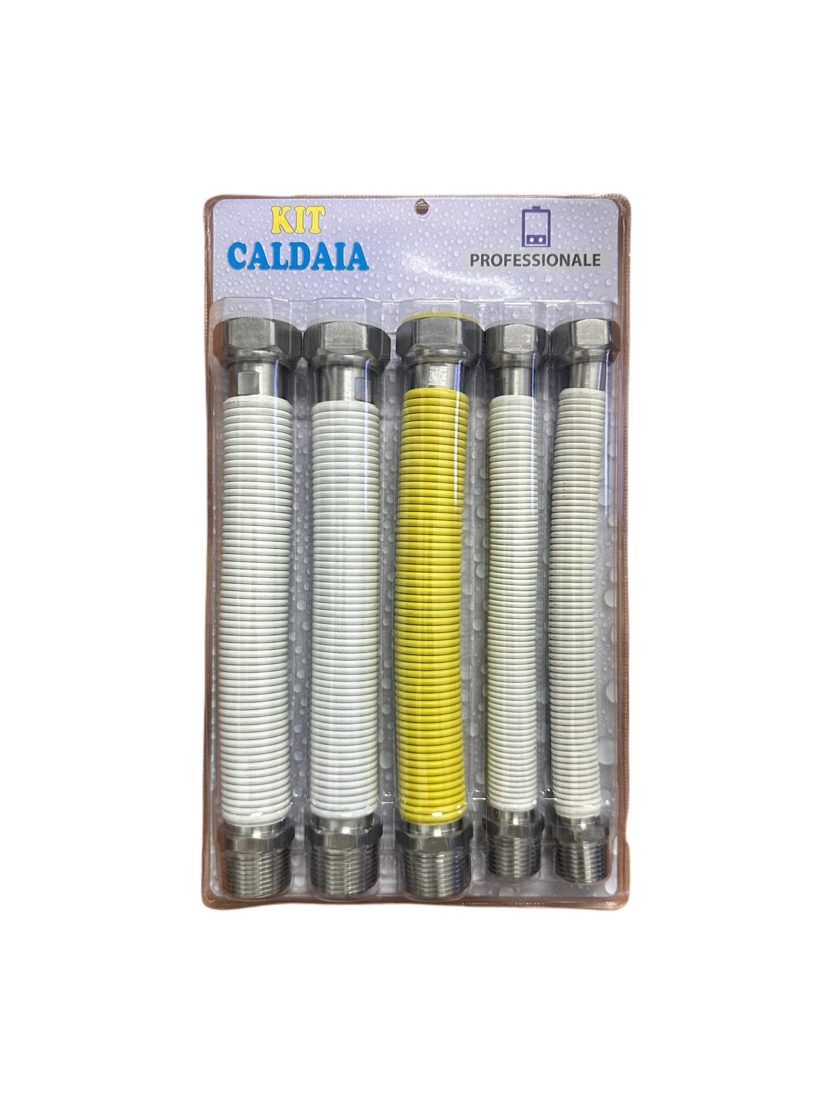 KIT FLESSIBILI CALDAIA SCALDINI GAS 3/4 ACQUA 1/2-3/4