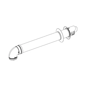 KIT SCARICO FUMI COASSIALE RIELLO ACCIAIO ORIZZONTAL 60/100 20129175