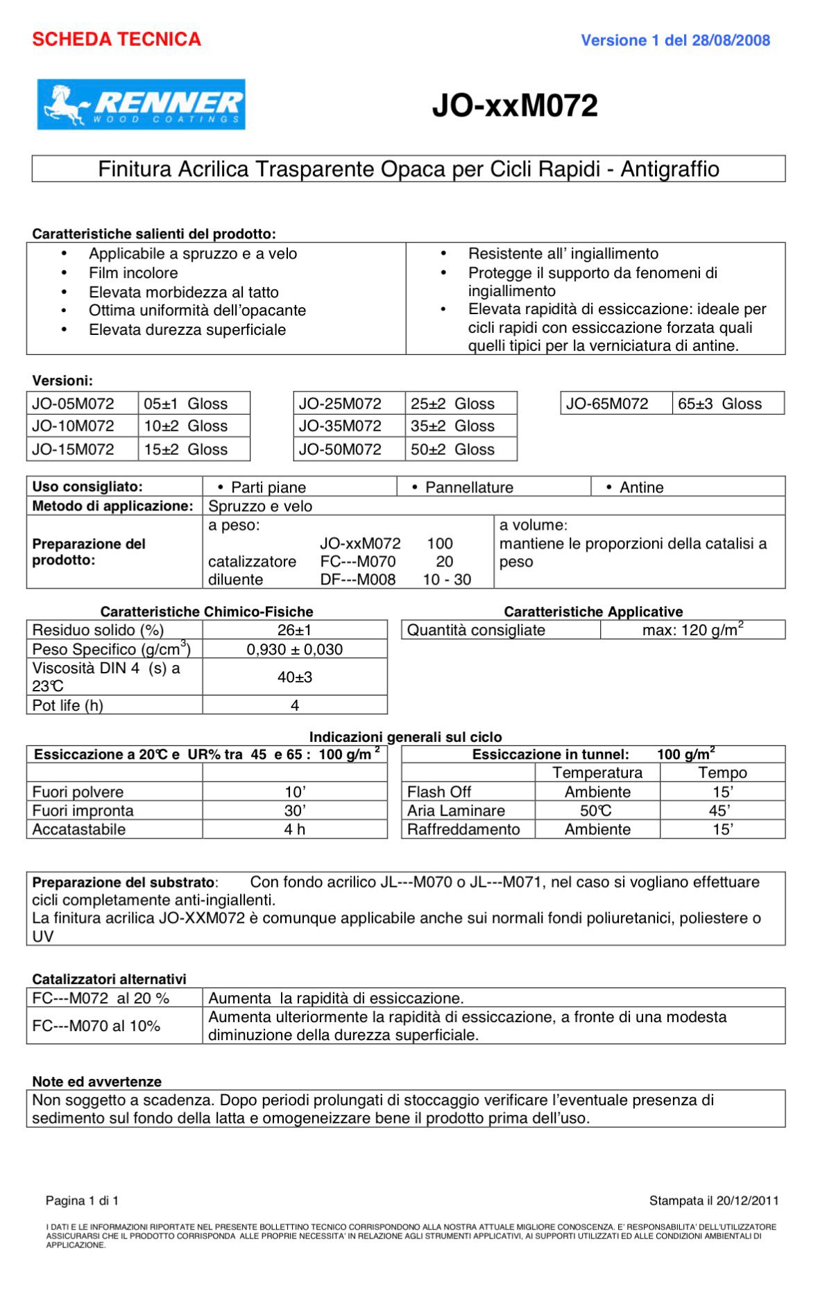 RENNER FINITURA ACRILICA ANTIGRAFFIO TRASPARENTE 5LT JO-10M072/88 - immagine 2