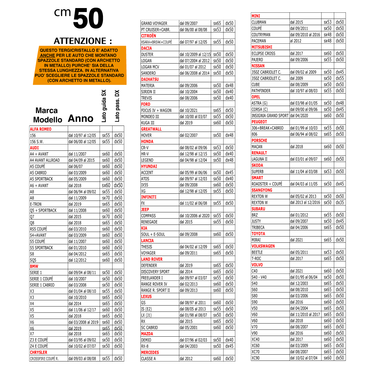 RHUTTEN SPAZZOLA TERGICRISTALLI FLAT K-RW LINE 50CM 282084 - immagine 3