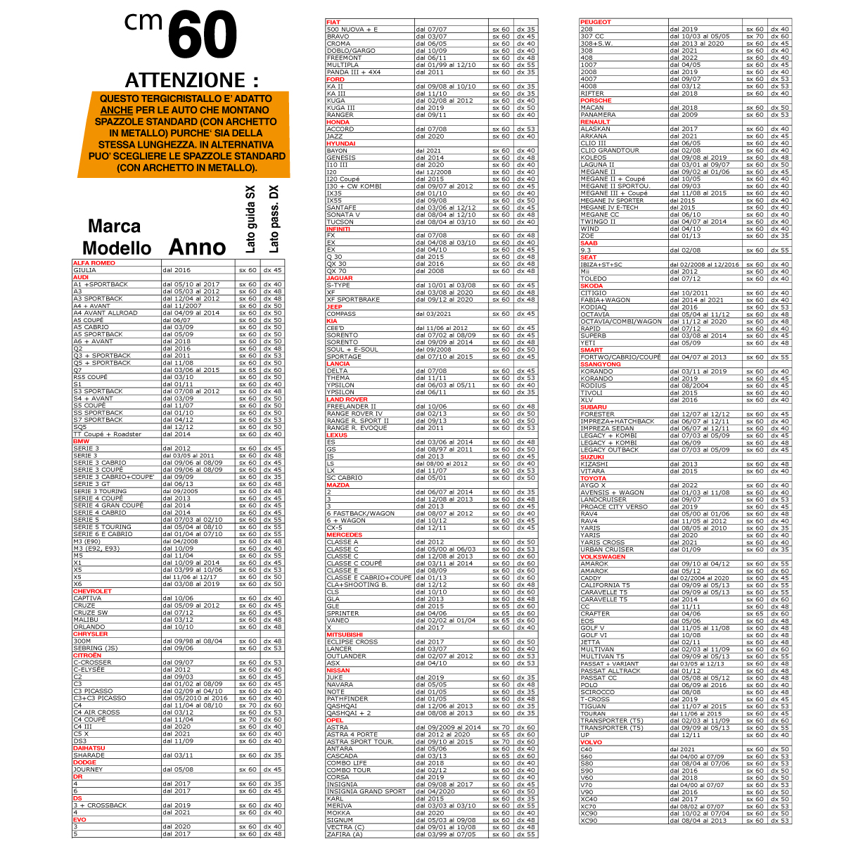 RHUTTEN SPAZZOLA TERGICRISTALLI FLAT K-RW LINE 60CM 282087 - immagine 3