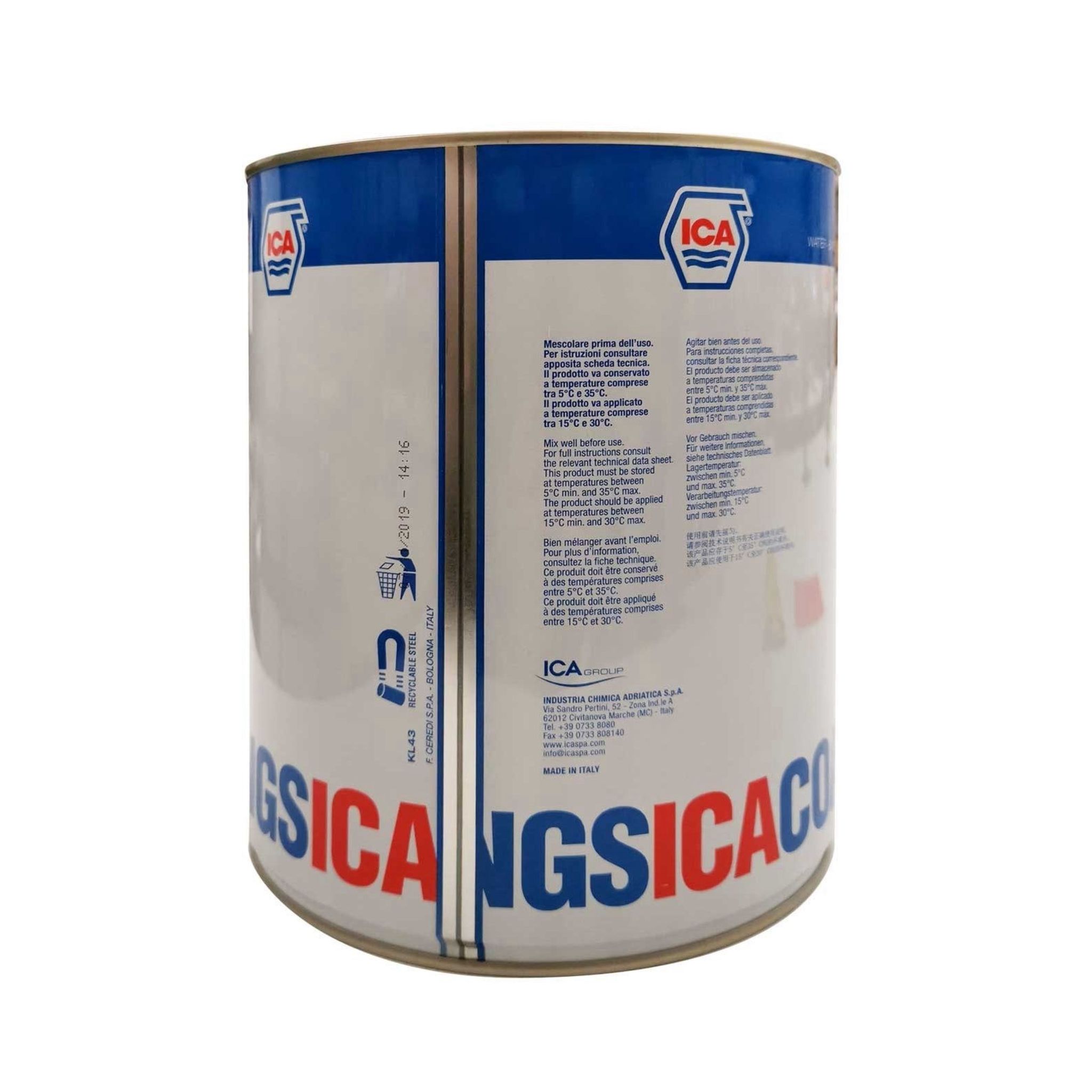 ICA IMPREGNANTE AD ACQUA TRASPARENTE LUCIDO PER TRAVATURE LT5 IM109-05