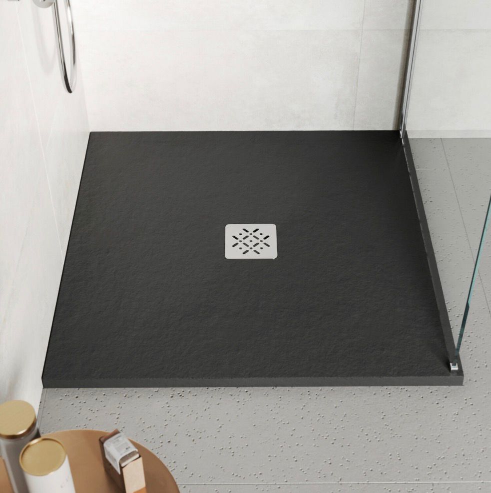 PIATTO DOCCIA EASY STONE 80X120 H3 ANTRACITE - immagine 2