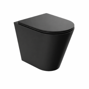 AZZURRA VASO FORMA S/PARETE E/C CARBONE + KIT FISSAGGIO