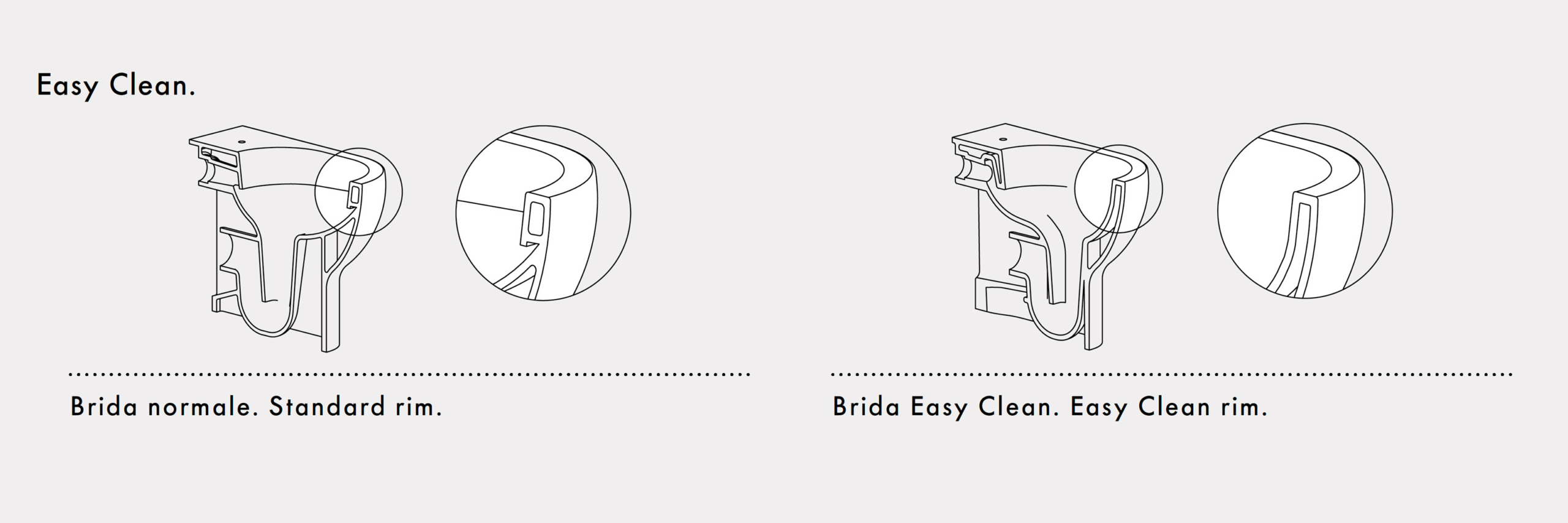 AZZURRA VASO PRATICA EASY CLEAN TRANSLATO BIANCO+ CURVA - immagine 5