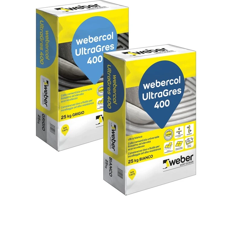 WEBERCOL ULTRAGRES 400 GRIGIO 25 KG 5200866382/1VC
