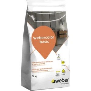 WEBER COLOR BASIC COL. 001 KG. 5 BIANCO 5200606776/3ES