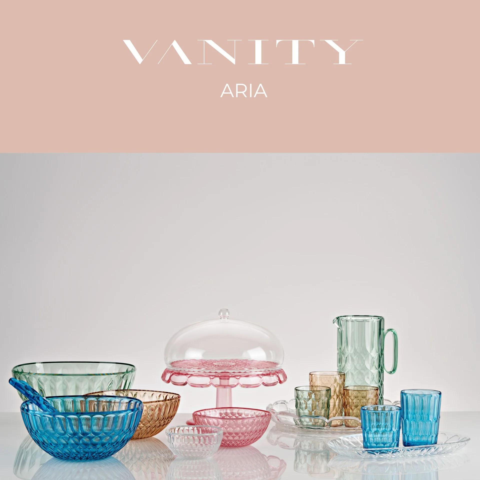 GUZZINI ALZATA CON CAMPANA "VANITY" TRASPARENTE COD. 131901SAR00 - immagine 5