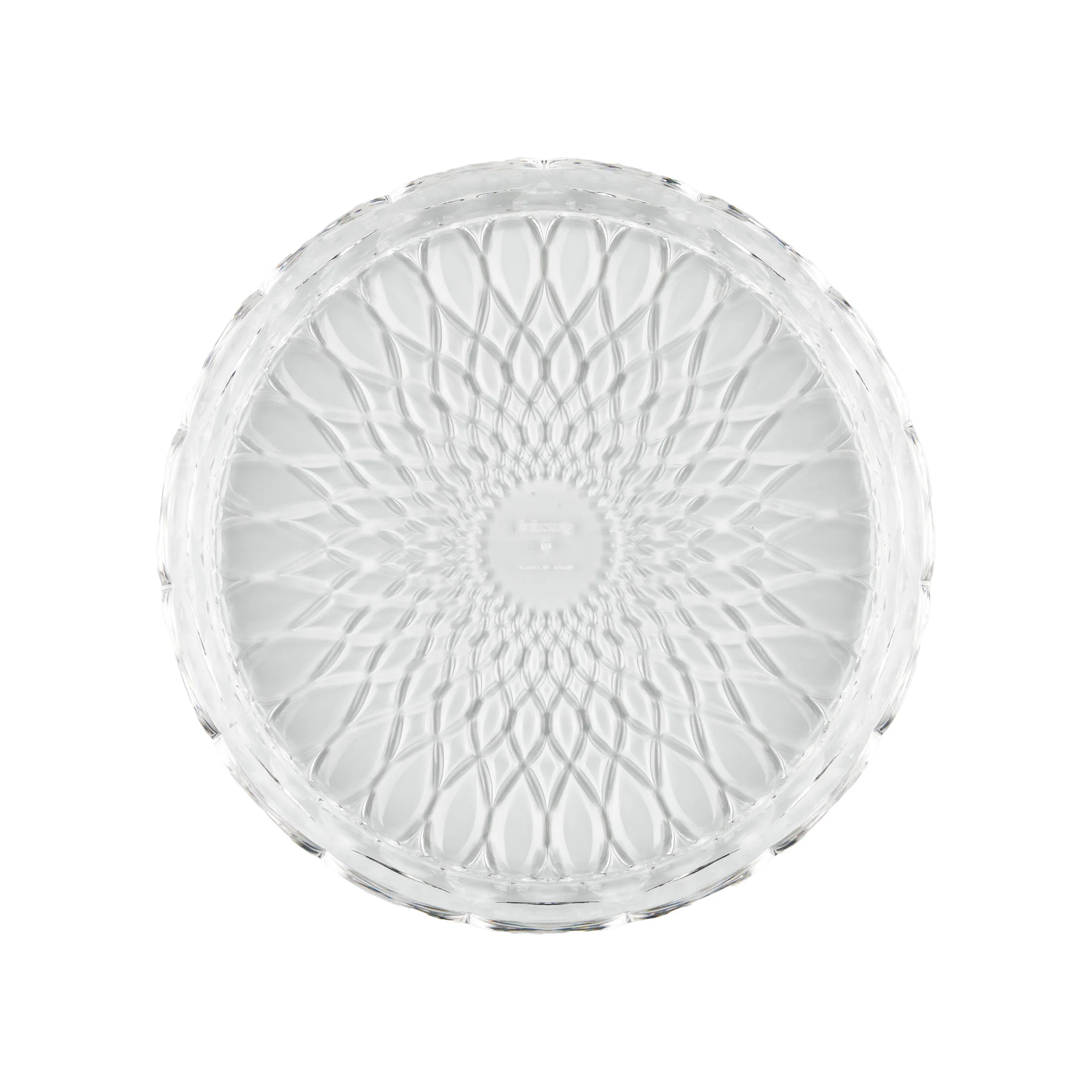 GUZZINI VASSOIO TONDO PICCOLO "VANITY" TRASPARENTE 30CM COD. 131301SAR00 - immagine 3