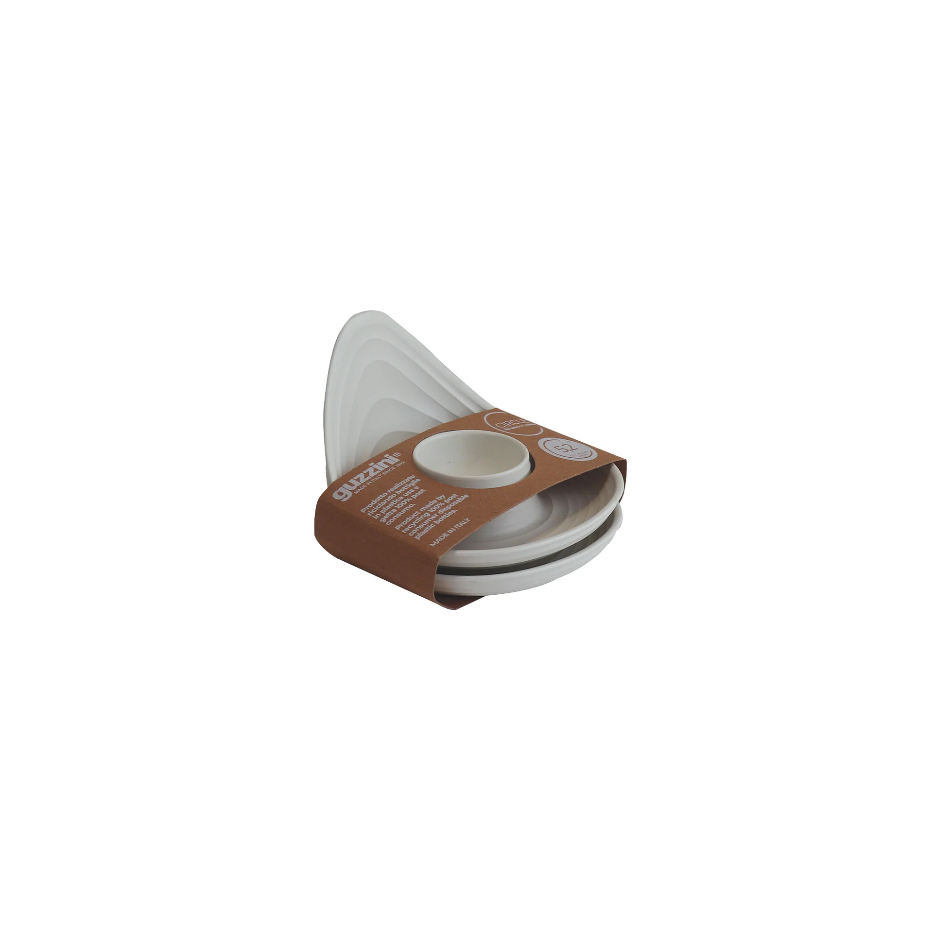 GUZZINI SET 2 PORTAUOVO "TIERRA" BIANCO LATTE COD. 196300156 - immagine 2