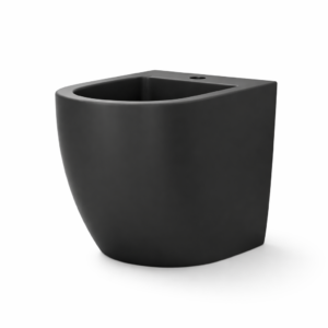 BIDET MILOS NERO OPACO A TERRA