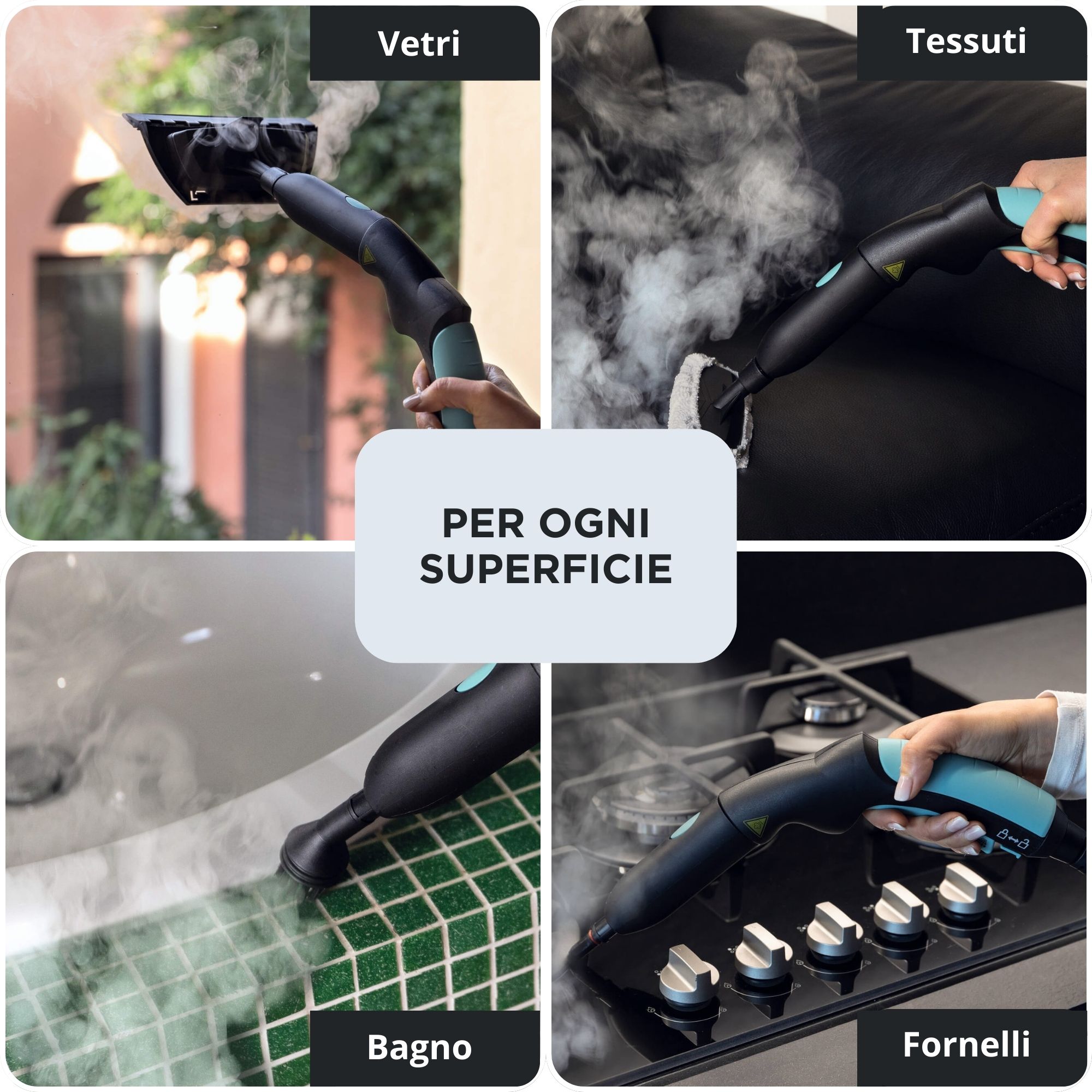 ARIETE PULITORE A VAPORE X-VAPOR DELUXE COD. 4146/05 - immagine 10