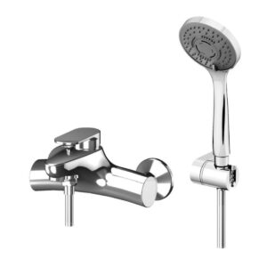 H2OMIX7000 MISCELATORE ESTERNO VASCA CON DUPLEX CROMATO 7000070C0