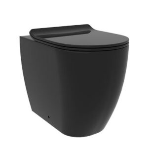 VASO FILO MURO RIMLESS NERO OPACO MOD. GRETA