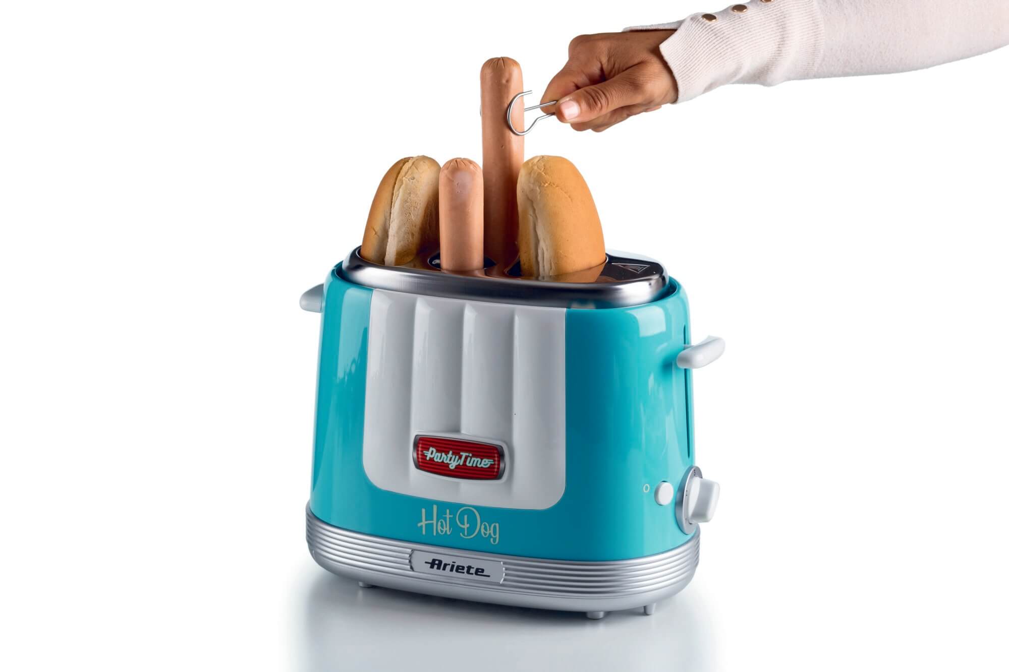 ARIETE HOTDOG MAKER PARTY TIME CELESTE COD. 206/01 - immagine 4