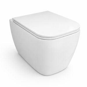 VASO RIMLESS BIANCO GLAMOUR VITRUVIT GLAVAPRM + FISSAGGIO