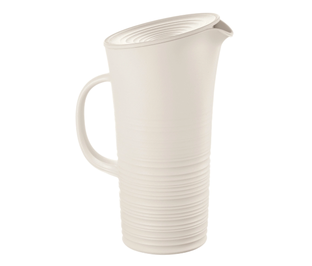 GUZZINI CARAFFA CON COPERCHIO TIERRA BIANCO LATTE 181701156