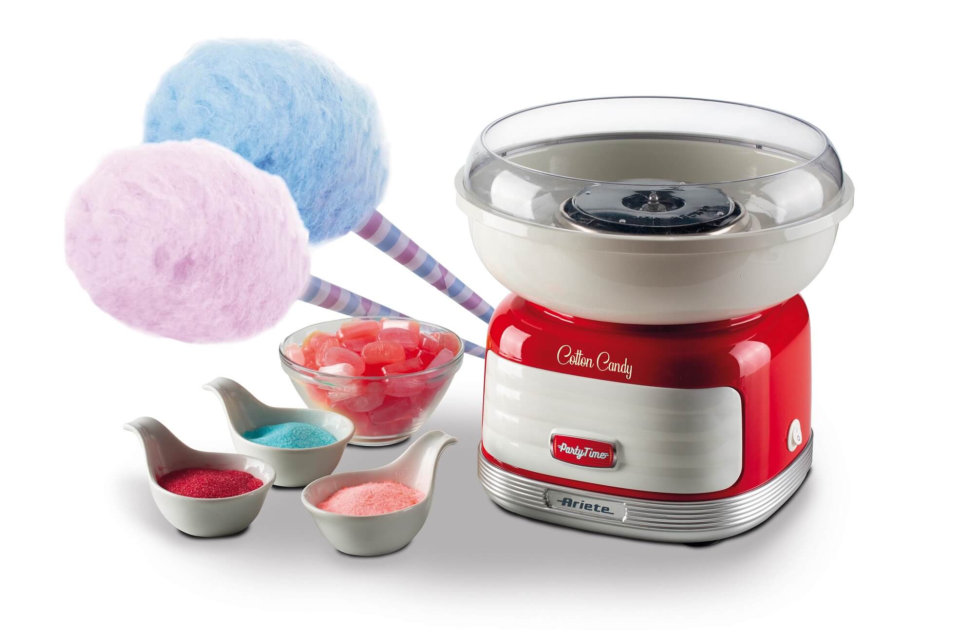 ARIETE MACCHINA PER ZUCCHERO FILATO COTTON CANDY PARTY TIME COD. 2973 - immagine 2