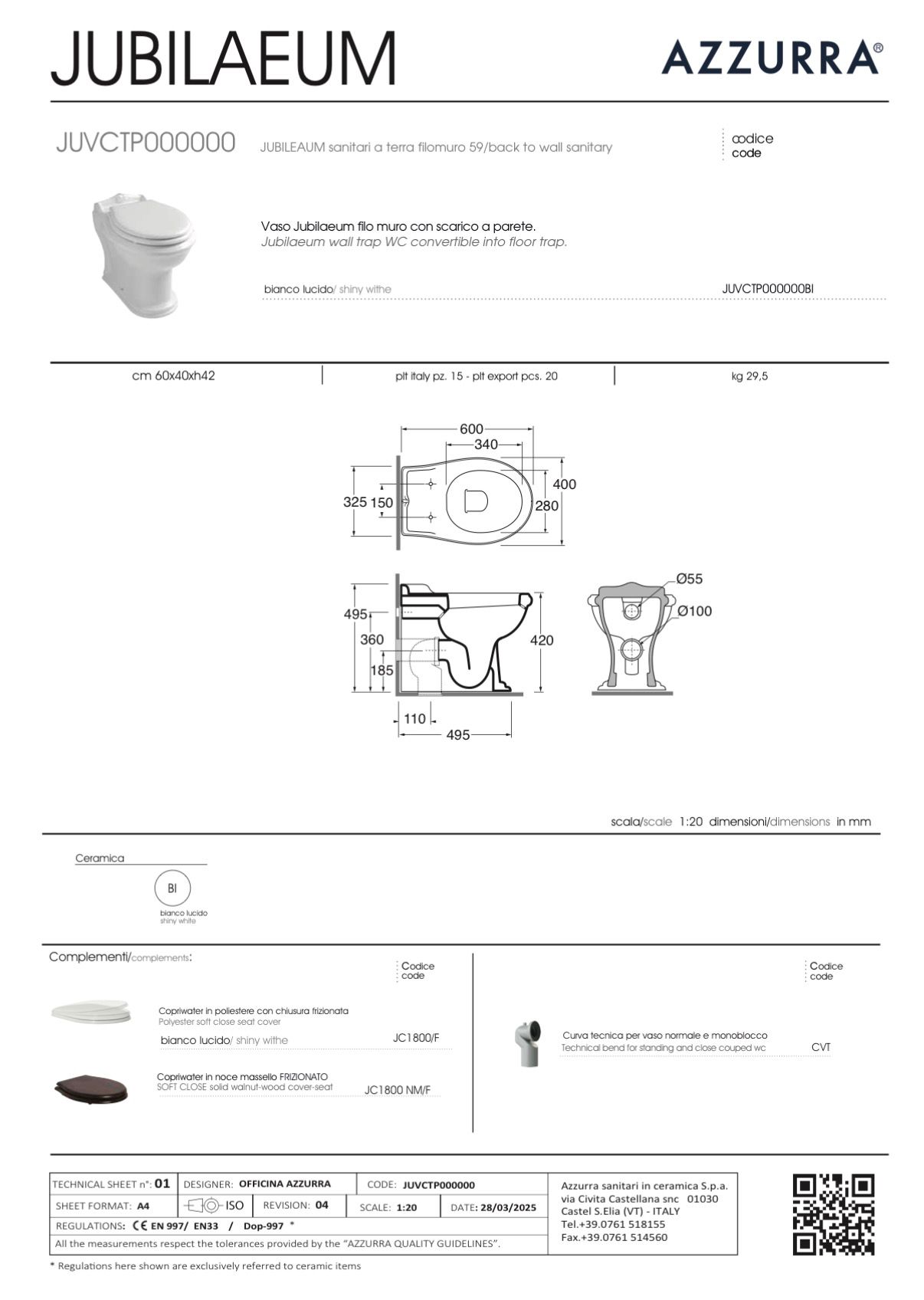 AZZURRA VASO JUBILAEUM FILOMURO - immagine 2