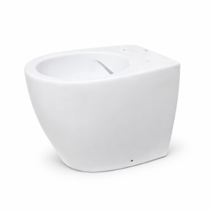 VASO OPEN RIMLESS BIANCO AGATE VITRUVIT + FISSAGGIO E RACCORDO