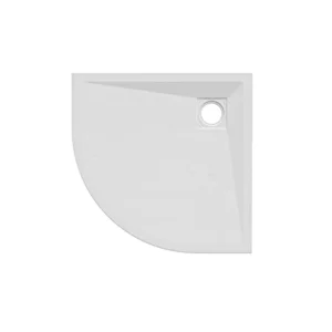 PIATTO DOCCIA STONE 80X80 H3 BIANCO SEMICIRCOLARE