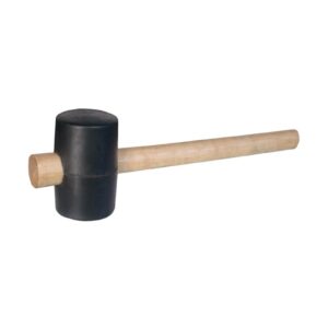 MAZZUOLA CON TESTA IN GOMMA NERA SIRIUS 300 G