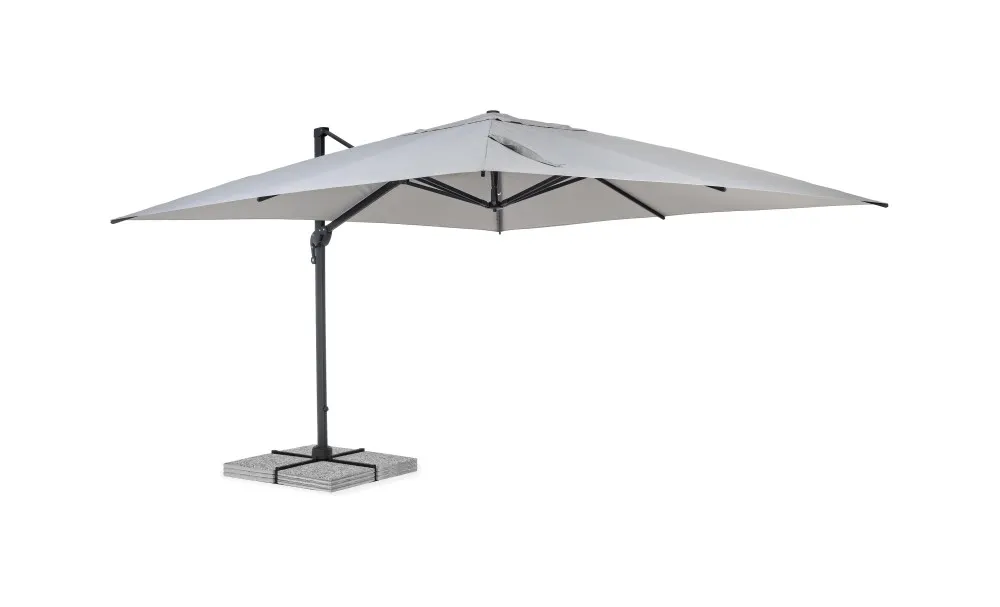 BIZZOTTO OMBRELLONE BRACCIO INES 4X4 ANTRACITE - immagine 3