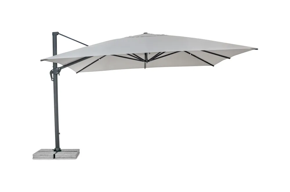 BIZZOTTO OMBRELLONE BRACCIO INES 4X4 ANTRACITE - immagine 5