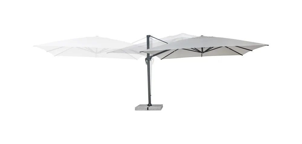 BIZZOTTO OMBRELLONE BRACCIO INES 4X4 ANTRACITE - immagine 6